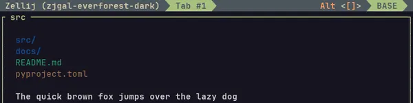 zellij everforest-dark theme