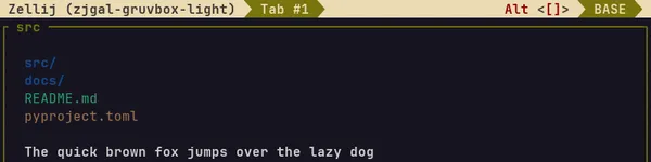 zellij gruvbox-light theme