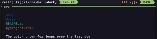 zellij one-half-dark theme